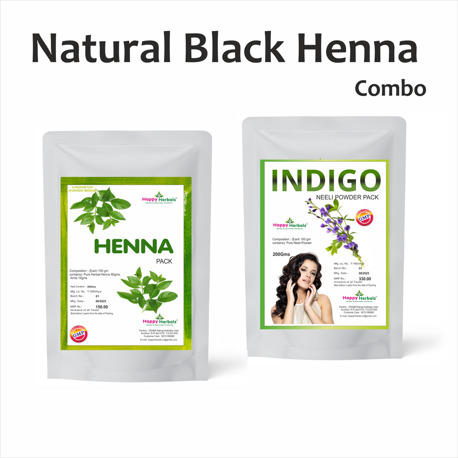 Natural Black Henna Combo